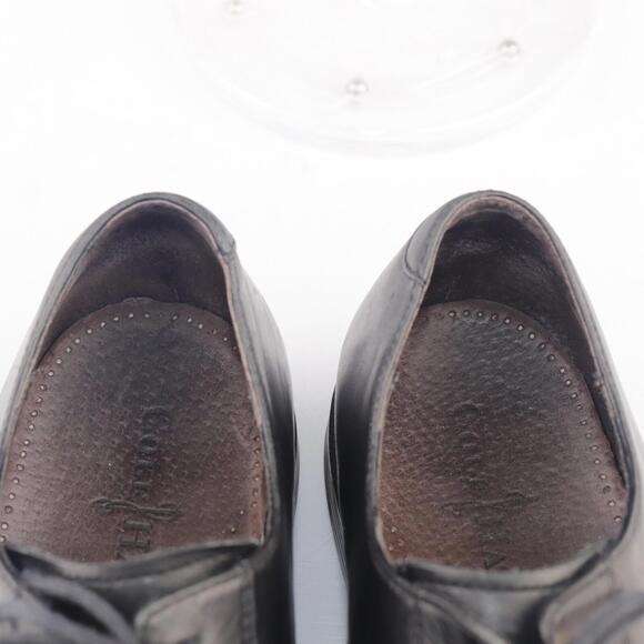 Cole Haan Mens Oxfords Size 10 M Black Leather Split Apron Toe Derby Dress Shoes main image 12